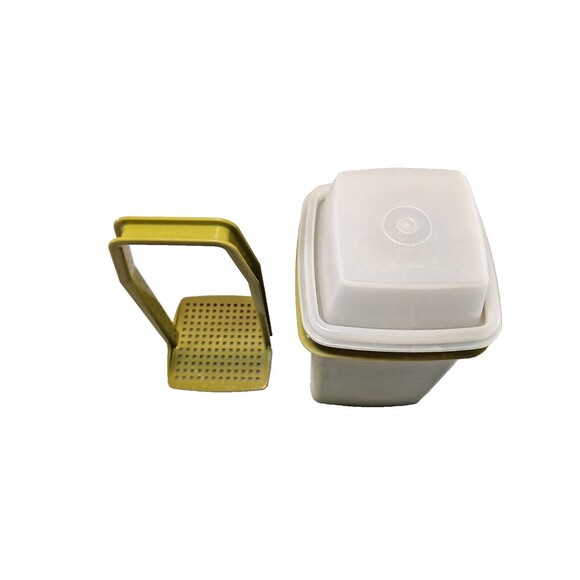 Vintage Tupperware 1330-6 Pickle Keeper Pick-A-Deli Olive Green - 3 Pieces - Picture 2 of 14